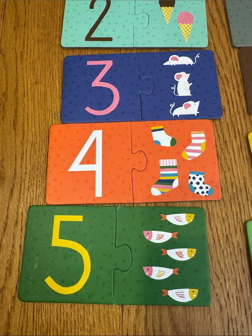 Mudpuppy Number Puzzle Pairs - Colorful 1-10 Learning Set - My First Numbers